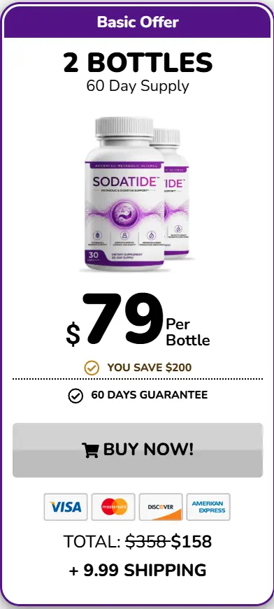 SodaTide one bottle